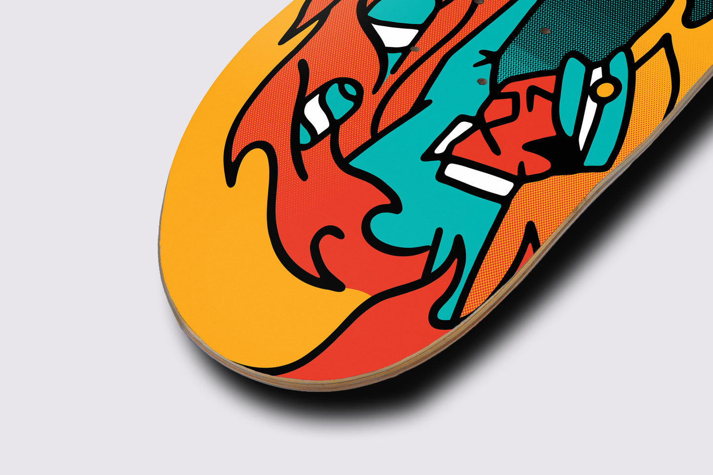 'Rise Above' Skateboard (Inspired by 'Dogtown and Z-Boys')