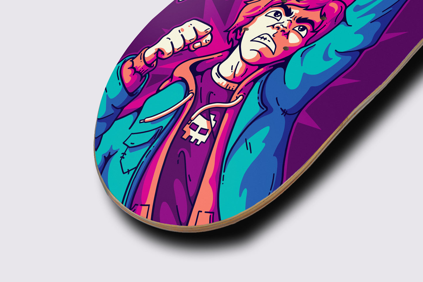 ‘So, can you do a “grindy thingy”?’ Skateboard (Inspired by 'Scott Pilgrim Vs The World')