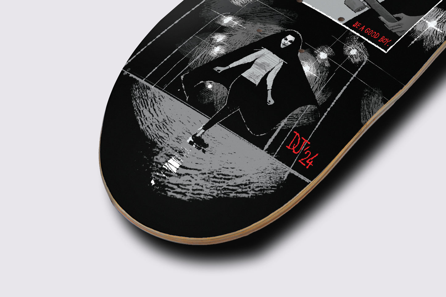 'Be a Good Boy' Skateboard (Inspired by 'A Girl Walks Home Alone at Night')