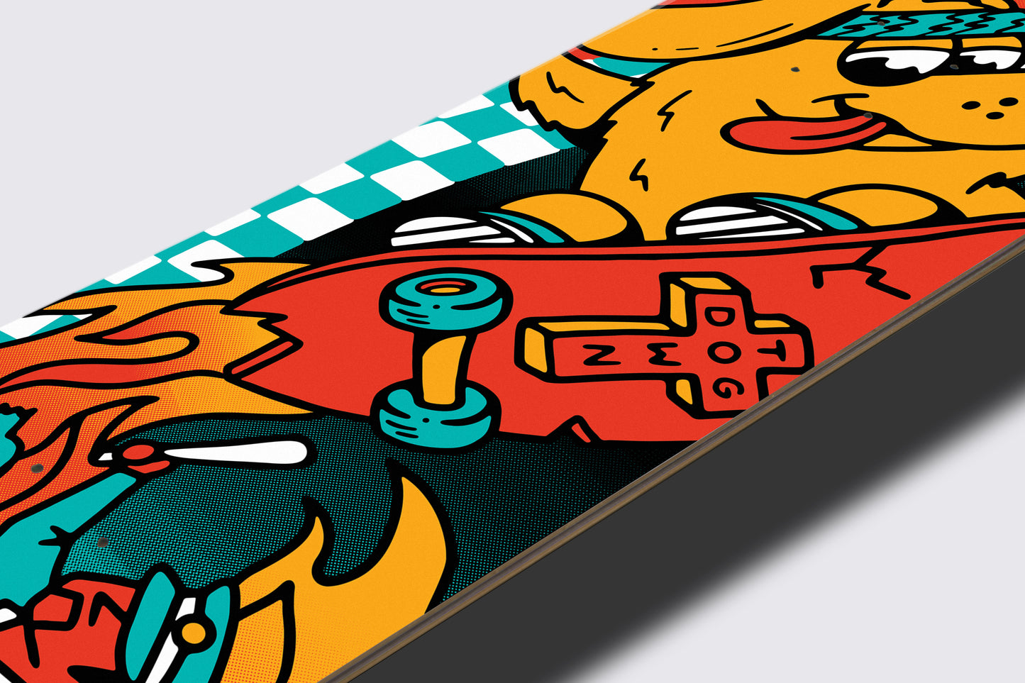 'Rise Above' Skateboard (Inspired by 'Dogtown and Z-Boys')