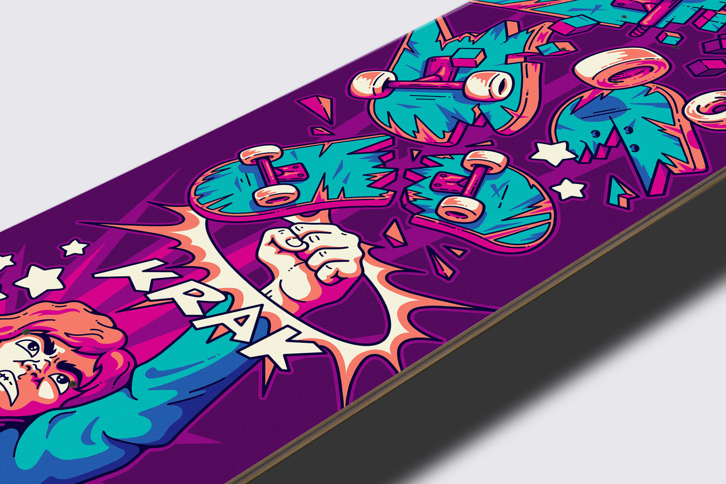 ‘So, can you do a “grindy thingy”?’ Skateboard (Inspired by 'Scott Pilgrim Vs The World')